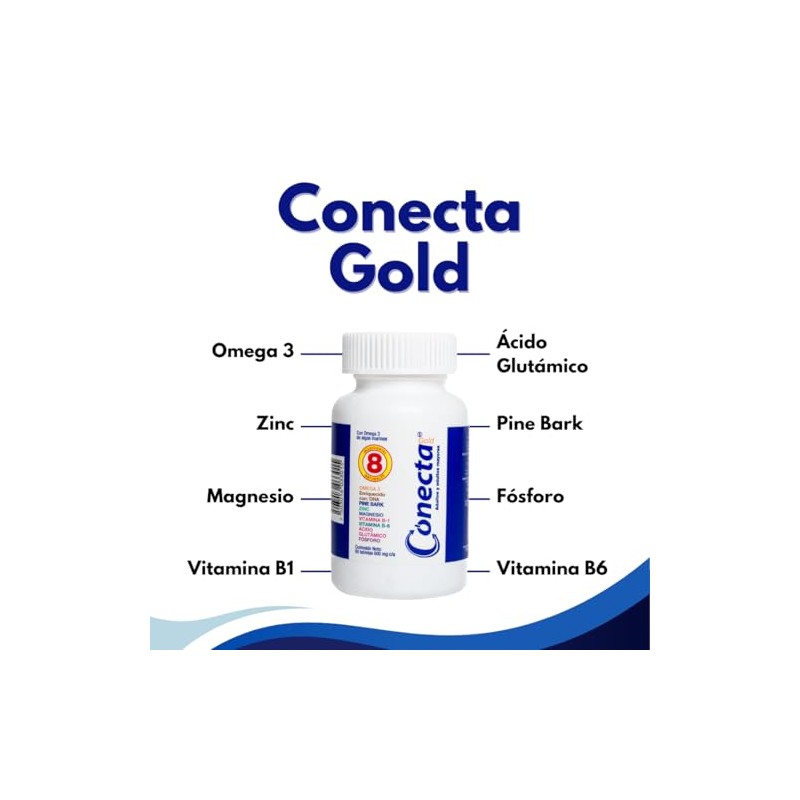 Suplemento alimenticio Conecta Gold (600 mg)