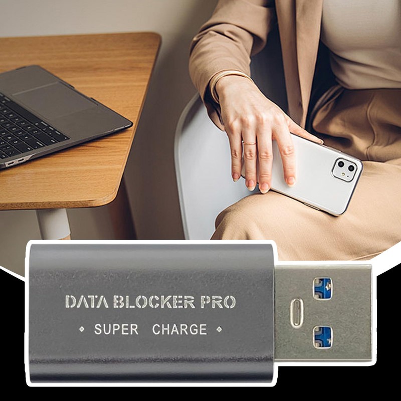 USB Blocker | Long-Lasting USB C Data Blocker | Safe