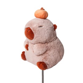RLOMUTE, copritesta per mazze da golf a tema animali - Morbide, antipolvere e portatili per driver/fairway/ibrida (1.F.H), divertente regalo per uomini, donne e bambini golfisti - Topo arancione