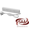 Socket Outlet PowerBoard 4 Way PowerPoint Plug 1M 240V 10AMP