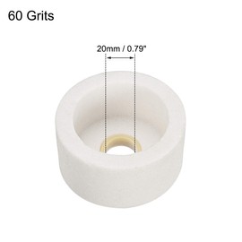 uxcell 3-Inch Grinding Wheel 60 Grits White Aluminum Oxide Cup Abrasive Wheels