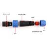 Aviation Plug Socket IP68 Waterproof Solderless Male Female Pair Connector