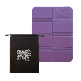 Kimari Sauna Supply Sauna Mat with Mat Pouch (Purple)