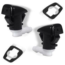 1 Pack 2 Pcs Front Windshield Washer Nozzles, Front Windshield Spray Nozzles Wiper Spray Washer Jet Universal Car Wiper Compatible With Dodge，Jeep,68269108AA，5182367AA