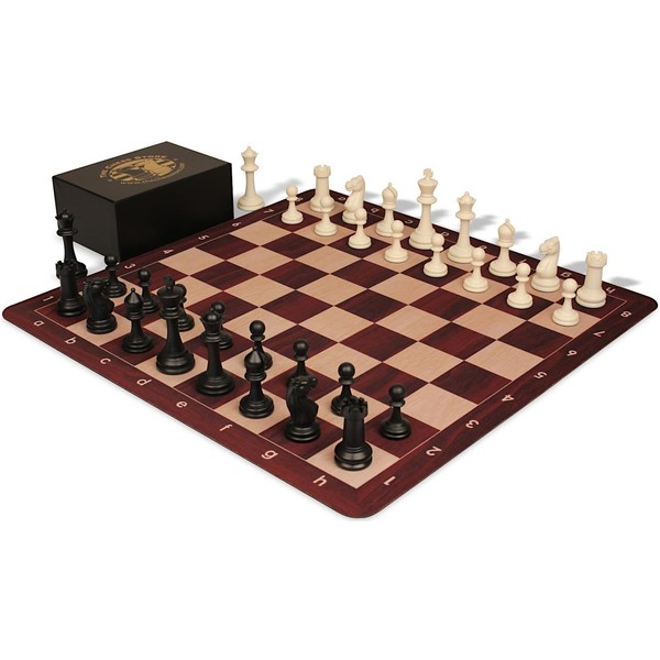 The Chess Store Master Series Plastic Chess Set Black &