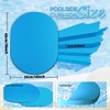 JZHLLA 5PCS Pool Seats for Edge of Pool Soft Oval