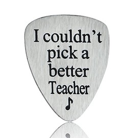 I Couldn’t Pick A Better Teacher Musical Guitar Pick Jewelry Gift for Teachers Blessings to the Teacher