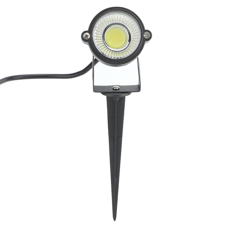 Aluminum LED 5W COB Lawn Lamp 1M Line IP65 Waterproof