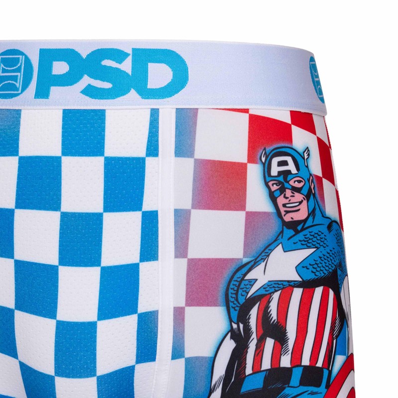 PSD Men's Cap Boxer Briefs, Multi, M