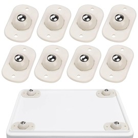 Ruedas Adhesivas Giratorias, Mini Ruedas Autoadhesivas, Fuerte Capacidad de Carga y Movimiento Suave, Ideal para Electrodomésticos, Contenedores y Caja de Almacenamiento (8)