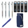 Four Graphgear 1000 Mechanical Pencil Set- 0. 3mm, 0. 5mm,