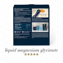New Nordic Magic Magnesium Glycinate Shot, 2-Week Supply, Fast-Acting Liquid Magnesium, Lemon Flavour, 15 Count (Pack of 1)