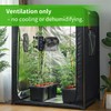 DAOTAILI 4" Grow Tent Fan with Auto Humidity Control |
