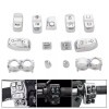 TrichTu Mount 13x Chrome Hand Control Switch Cap Button Cover