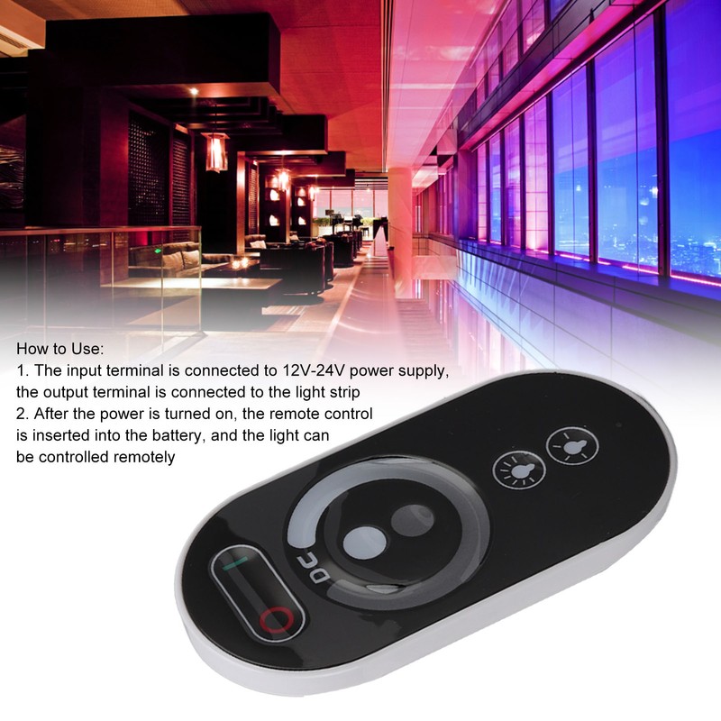 RF LED Remote Controller Wireless Intelligent Touch RGB Dimmer for