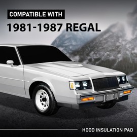 G-PLUS Under Hood Insulation Pad 1/2" Clips Compatible with 1981-1987 Buick Regal