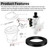 31705 31688 31687 RV Toilet Water Valve Kit, Freeze-resistant &