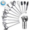 Stainless Steel Cooking Utensils Set, Berglander 13 Pieces Kitchen Utensils