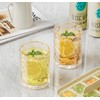 Ice Cube Tray with Lid and Bin, 56 Pcs Ice