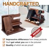 TESLYAR Wood Phone Docking Station for Men - Desk or