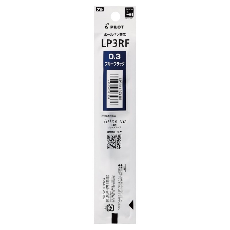 Pilot LP3RF120S310BB Gel Ballpoint Pen Refill, LP3RF Juice Up, 0.3,