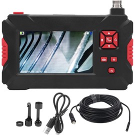 Endoscopio Industrial Doble Lente 10M con LCD 1080p y 9 LEDs – Walfront P30