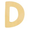 RAYHER HOBBY 6193300 Wooden Alphabet, 6 cm, D