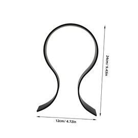 TEHAUX 1pc Acrylic Headset Holder Stand Stylish Headphone Display Rack Space Saving Desktop Stand for Headphones Durable and Easy to Use Prevents Scratches and Damage