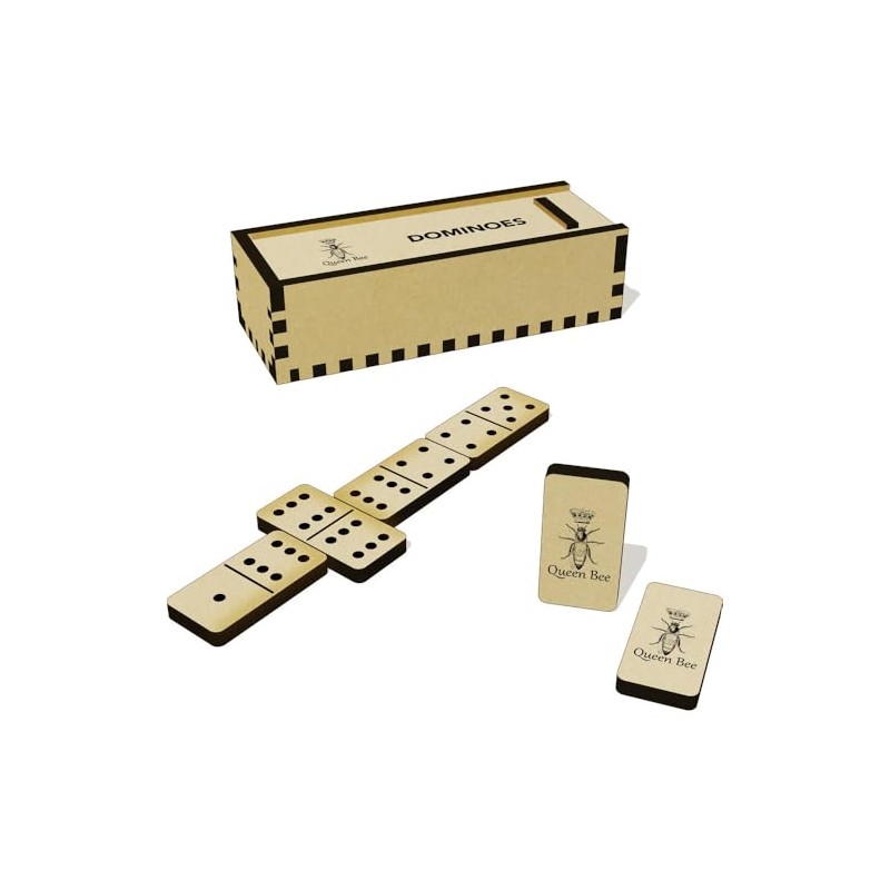 Azeeda 'Queen Bee' Domino Set & Box (DM00044130)