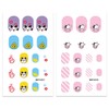 10 Sheets Kids Nail Stickers for Children Aged 7+,Nail Wrap