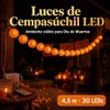 Guirnalda de Flores, 4.5m 30 LED Cempasúchil Artificial