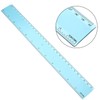 2 Pack Plastic Ruler Straight Ruler Plastic Measuring Tool for