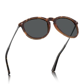 CARFIA Trendy Sunglasses for Women Polarized UV Protection Classic Retro Style CA5100