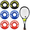 6 Pcs Tennis Racquet Shock Absorber Multifunctional Tire Shape Rubber