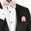 Alizeal Mens Paisley Pre Tied Bow Tie Pocket Square Cufflinks
