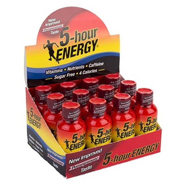 Living Essentials 5 Hour Energy Pomegranate - 2 fl oz Each/Pack of 12