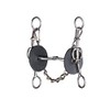 Pros Choice Elevation Gag Snaffle Bit Silver