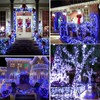 KNONEW Outdoor Christmas Lights 99ft 300 LED String Lights 8