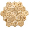 Resource Hexes/Tiles | Laser Etched Natural Wood | compatible with