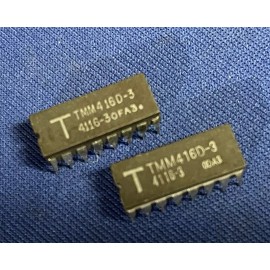 Toshiba TMM416D-3 TOSHIBA 4116D 4116J DRAM 16-PIN CERDIP VINTAGE 1980 RARE LAST ONES