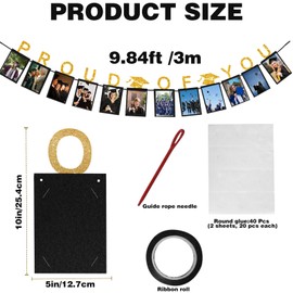 Graduation Photo Banner, Graduation Banner Congrats Grad Banner Graduacion Photo Banner, Estandarte Graduación 2025 Decoraciones