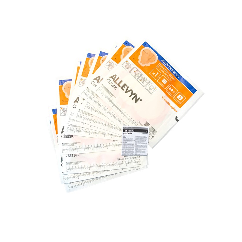 Allevyn Sacrum Groß Kontourierte Wundauflage