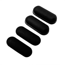 ZAHARA Black 4PCS Black Bottom Cover Rubber Non-Slip Bumper Foot Feet Pad for Dell Latitude 5500 5501 5502 5505 5509 5510 5511 / Precision 3540 3541 3542 3550 3551 Removable Tape/ 2 Thick and 2 Thin