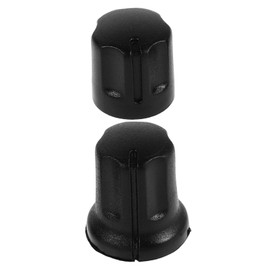 CAXUSD 2pcs Rotary Volume Control Knobs with Insert Shaft for Audio Equipment Precision for Intercoms Radios Easy Installation Broad Compatibility