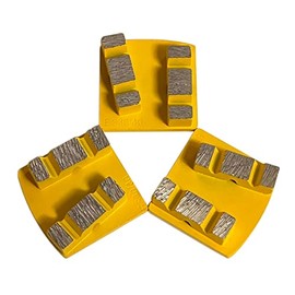 Scanmaskin Diamond Grinding Discs, Set of 3, Extra Soft Bond, 18/20 Grit