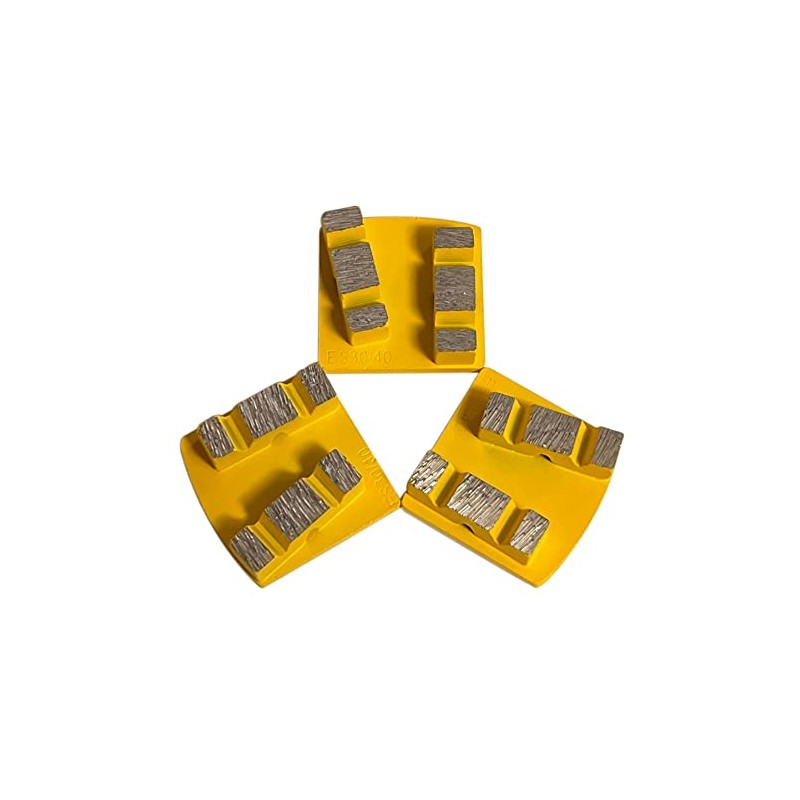 Scanmaskin Diamond Grinding Discs, Set of 3, Extra Soft Bond,