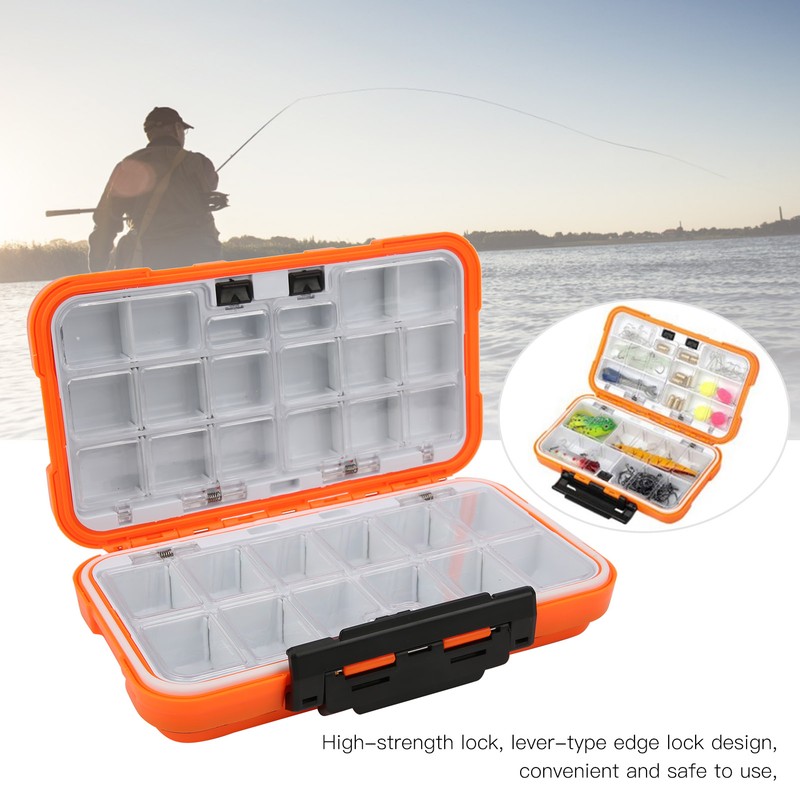 Waterproof Lure Box Doublesided Fishing Hook Tool Storage Box Multifunctional