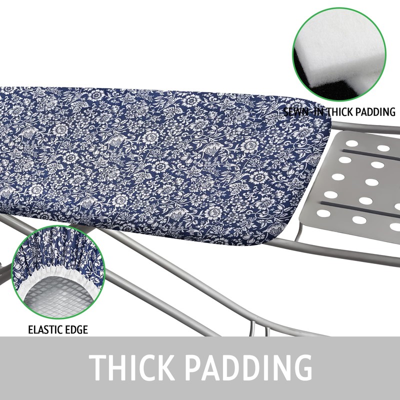 Memeaty Ironing Board Cover and Pad 15x54 Inch Standard Ironing