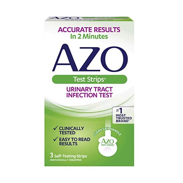 AZO Urinary Tract Infection (UTI) Test Strips, Accurate Results in