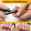 BEZOX Precision Cuticle Nippers (4mm) - Professional Half Jaw Cuticle